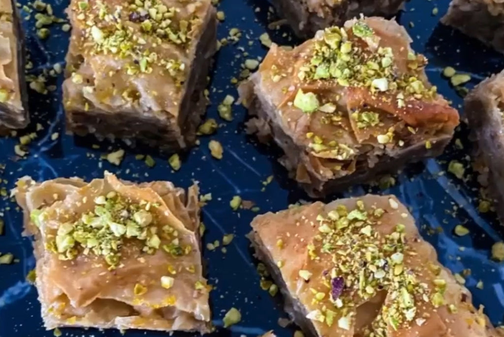 Delicious Raw Honey Baklava