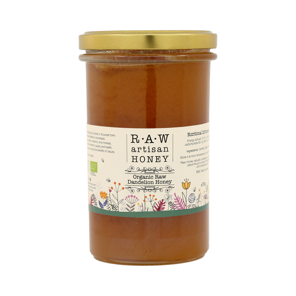 Organic Raw Dandelion Honey