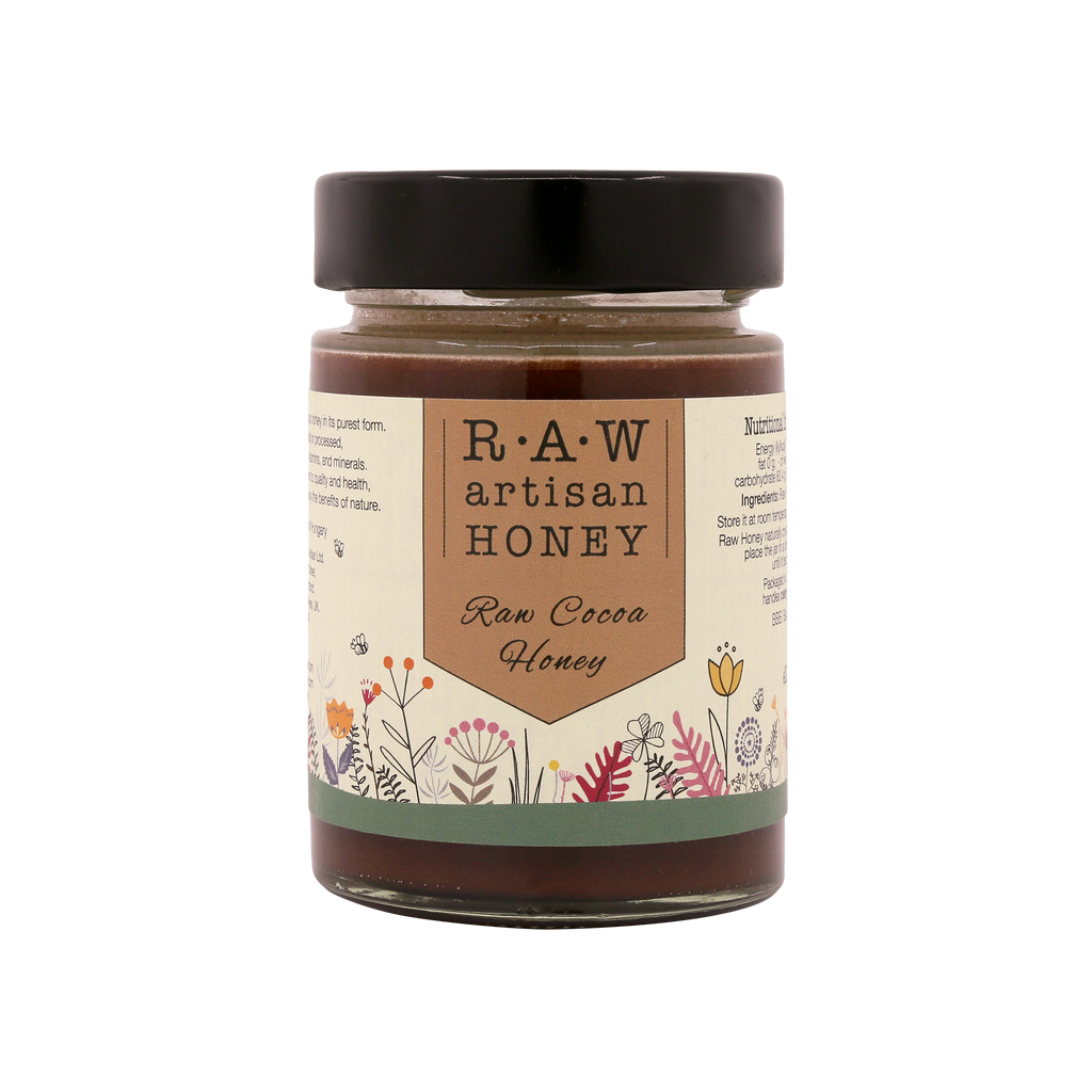 Cocoa Infused Raw Honey
