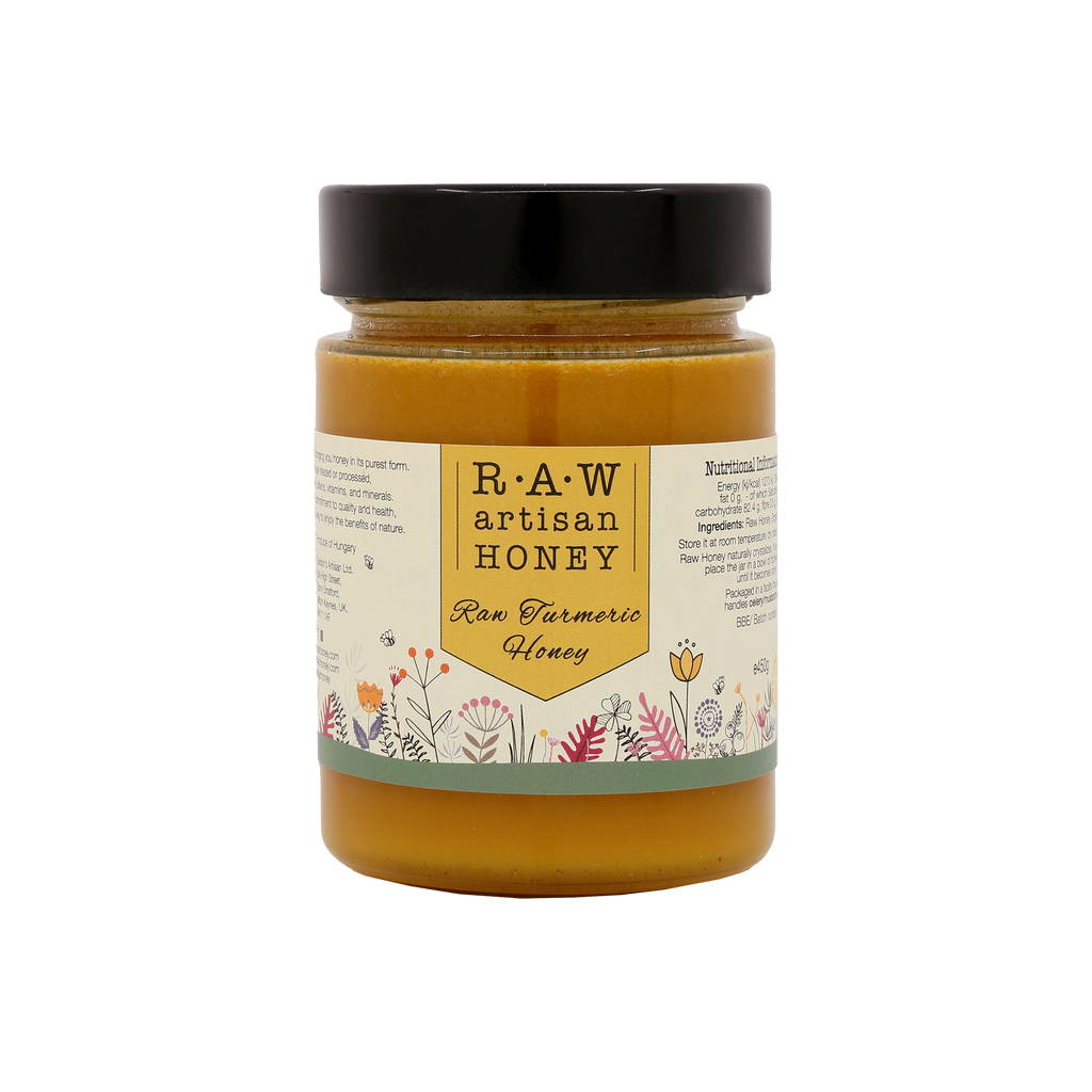 Turmeric Infused Raw Honey