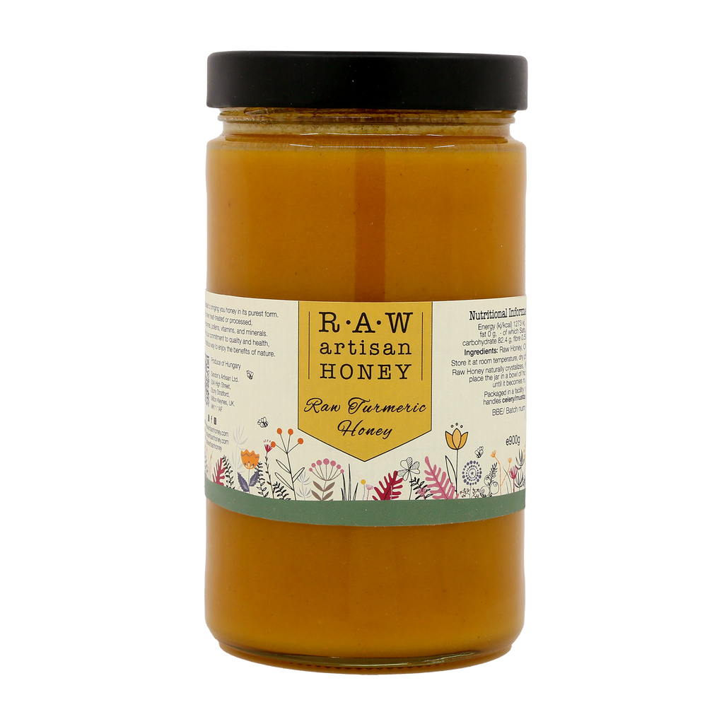 Turmeric Infused Raw Honey