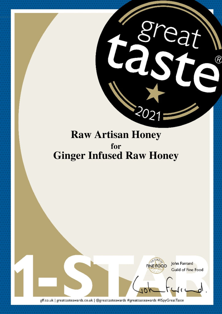 Raw Ginger Honey Great Taste Award