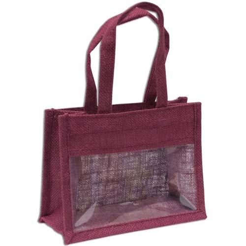 Burgundy Gift Bag for 3 Honey Jars