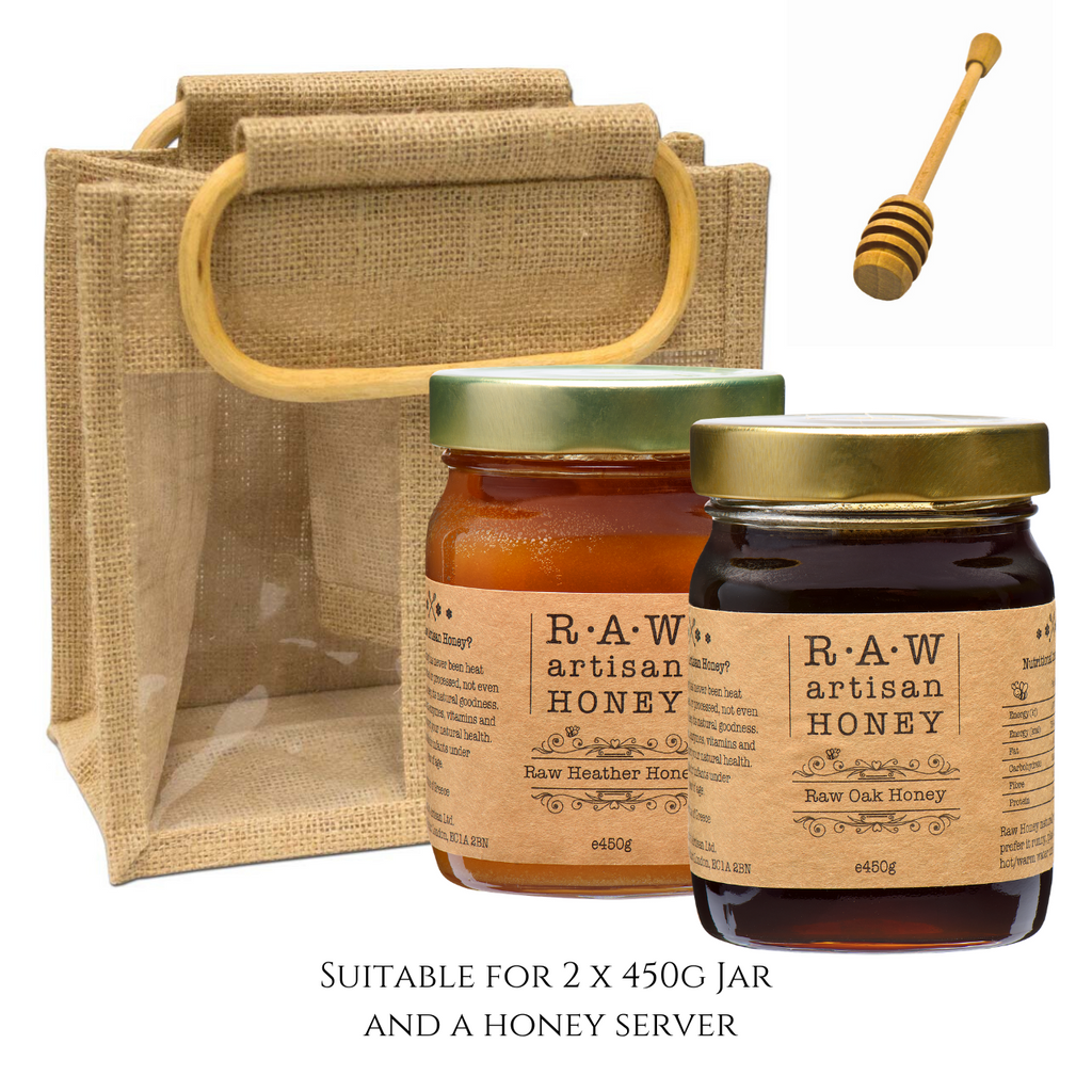 Gift Bag for 2 Large Honey Jars