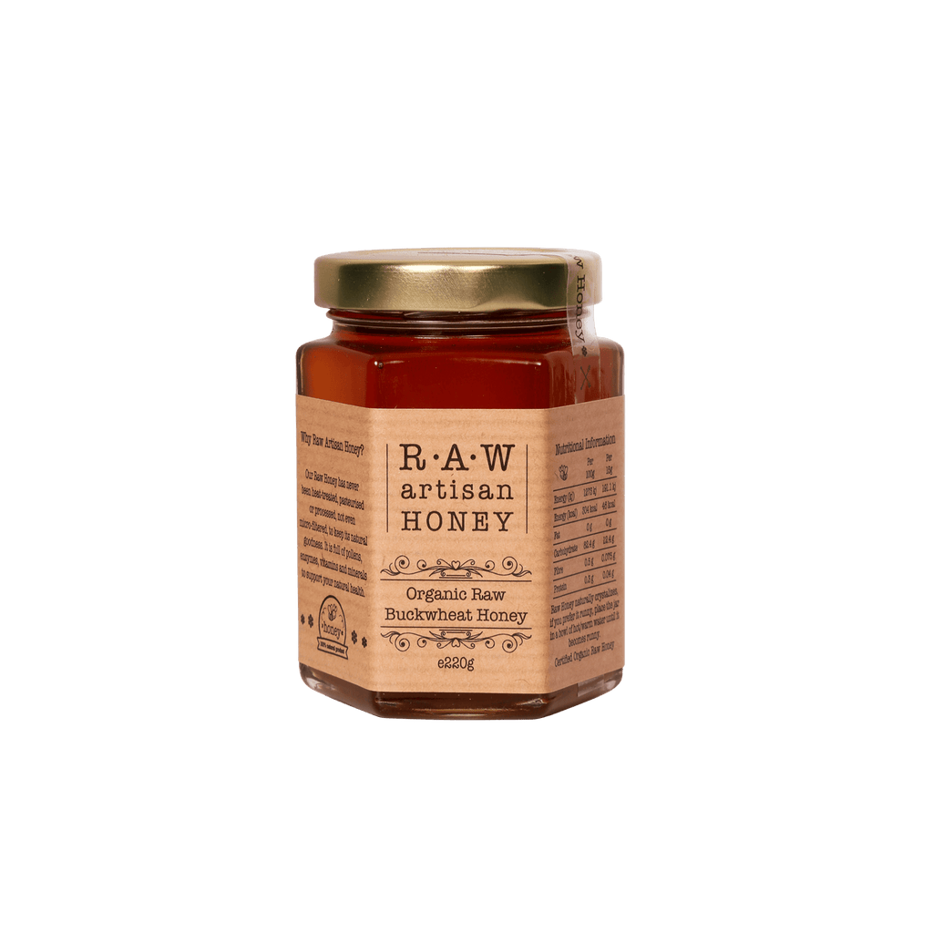 Organic Buckwheat honey, raw artisan honey
